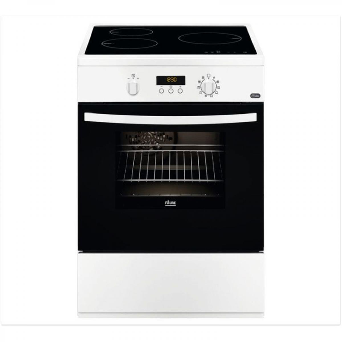 Cuisinière induction FAURE FCI6535CWA 3 Foyers blanc
