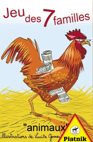JEU DE 7 FAMILLES ANIMAUX DE LA FERME