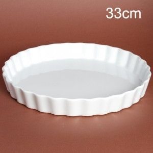 Moule à tarte / Tourtière porcelaine ø 33 cm