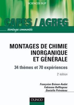 CAPES/AGREG DE CHIMIE – 1 – MONTAGES DE CHIMIE INORGANIQUE ET GENERALE – 2EME EDITION – 34 THEMES E
