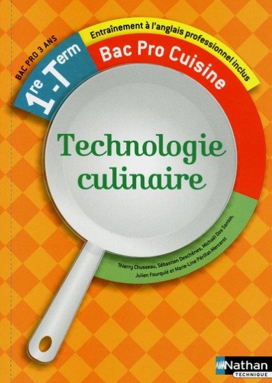 TECHNO CULINAIRE 1E/TERM BPRO