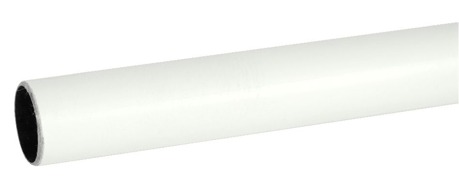 Tube de penderie longueur 3 m – Blanc mat – 16