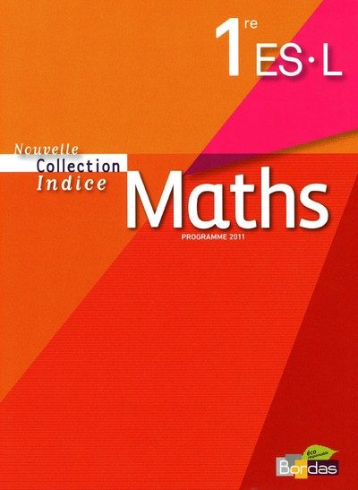 INDICE MATHS 1RE ES-L ELEVE 11