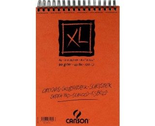 Cahier à croquis XL – CANSON – Format A4 21×29.7 cm – 120 pages