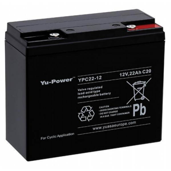 Batterie Etanche Yuasa 12V AGM 22AH