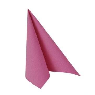 Serviette Collection Royale 40 x 40 fuchsia par 20
