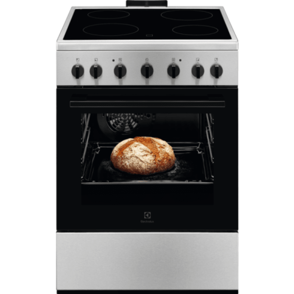 LKR620002X Cuisinière Induction 54L Moyenne Vitrocéramique Électrique Argent