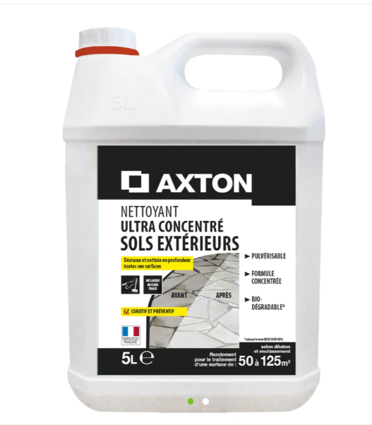 Nettoyant Ultra concentrée sols extérieurs AXTON, 5L