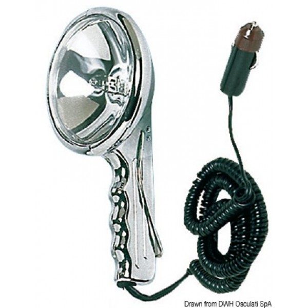 Projecteur à main Osculati en zamak chromé