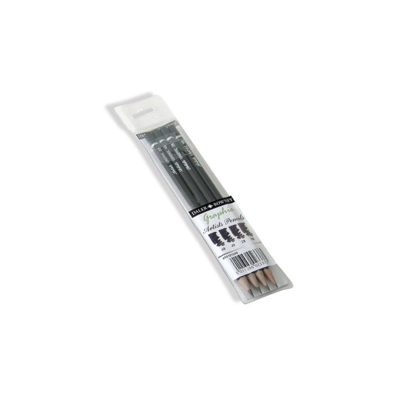 Crayon graphite poch 4- Daler-Rowney