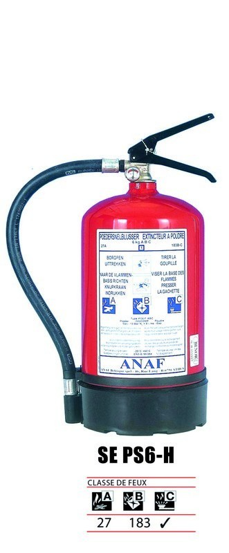 Extincteur 4Water poudre 6Kg – Avec manomètre