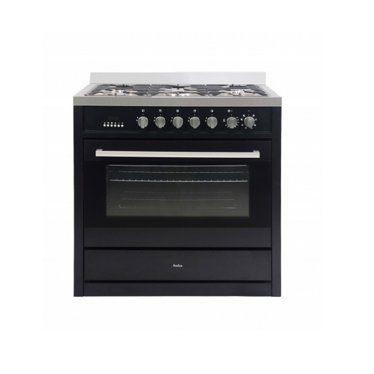 Piano de cuisson gaz 103l 5 feux noir – ACMS2005XB – AMICA