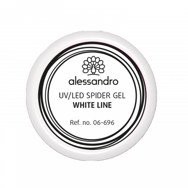 SPIDER GEL ÉLASTIQUE 5G – ALESSANDRO 696 SPIDER GEL WHITE LINE 5G