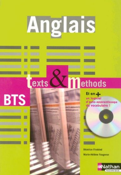 ANGLAIS BTS TEXTS METHODS +CD