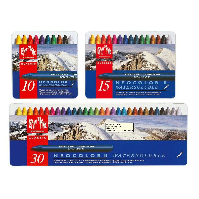 Boites de néocolor II – Caran d’Ache
