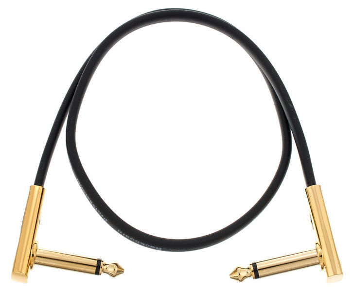 Rockboard Flat Patch Cable Gold 45 cm