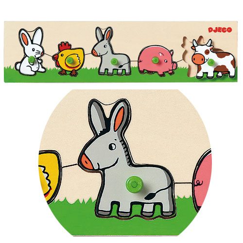 Puzzle encastrement barrette ferme