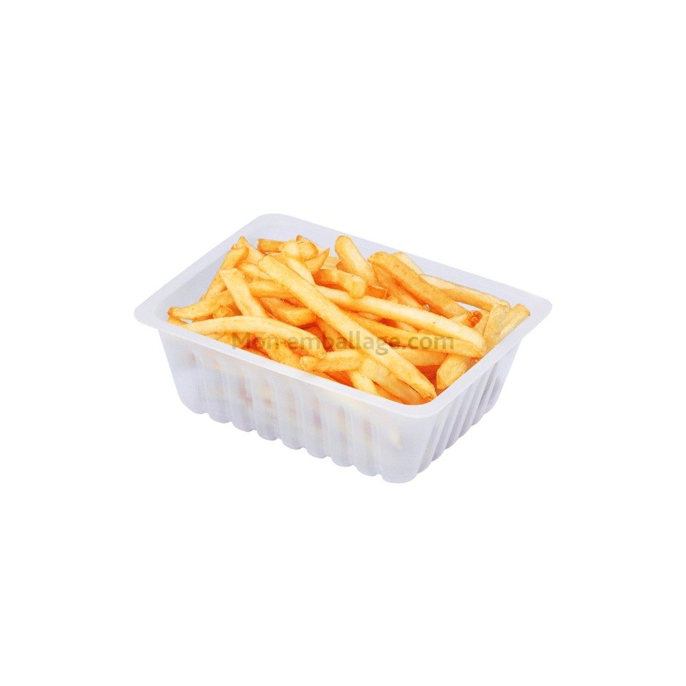Barquette plastique translucide CAISSIPACK par 250