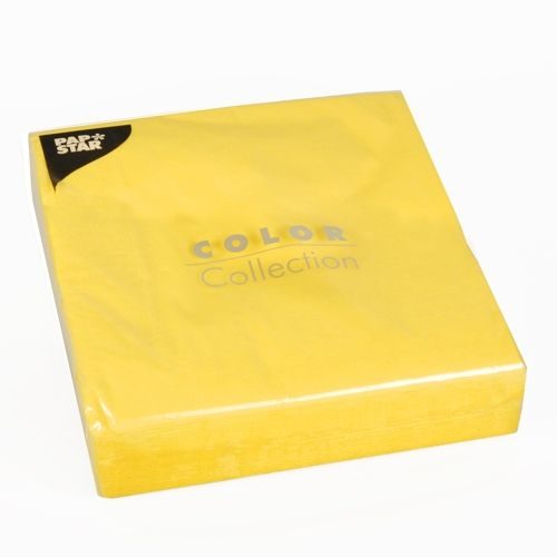 Serviette Collection Royale 40 x 40 jaune par 20