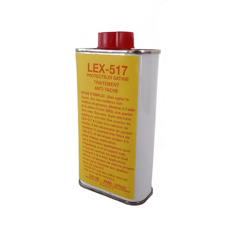 Lex-517, protection surfaces en bois, satiné, Anti tache – 250 ml