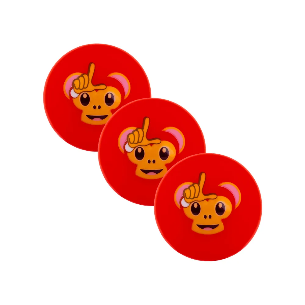 Lot de 3 Balles de Hockey Grays Emoji Banter Monkey