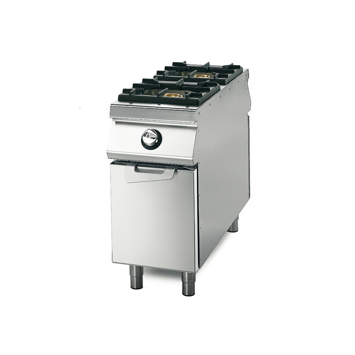 Cuisinière à Gaz avec 2 Brûleurs sur Coffre avec Portes, Tableau de Contrôle sur Deux Côtés – Virtus