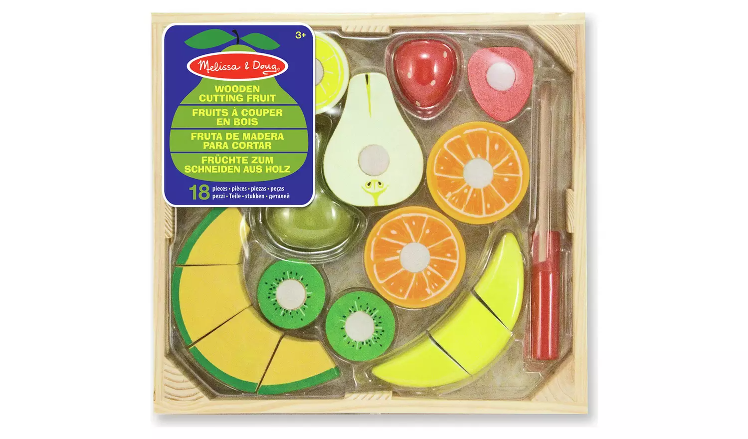 Melissa & Doug Wooden Cutting Fruit Set