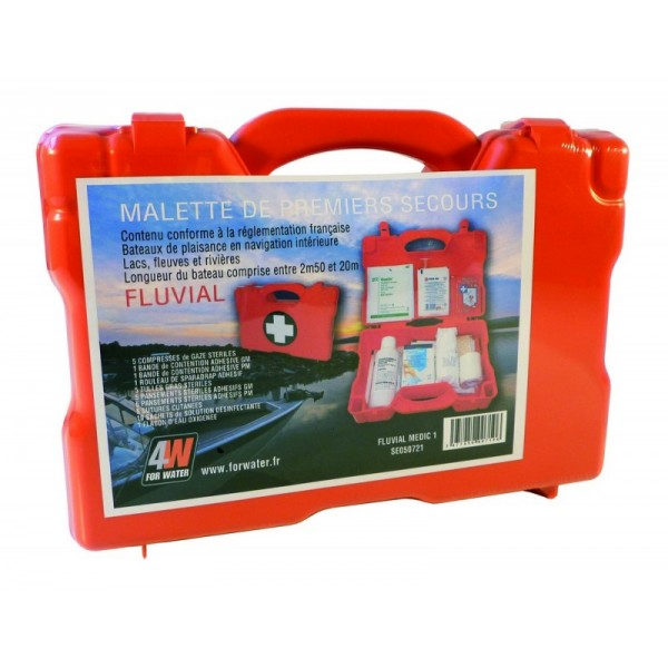 Malette de premiers secours navigation fluvial 4Water