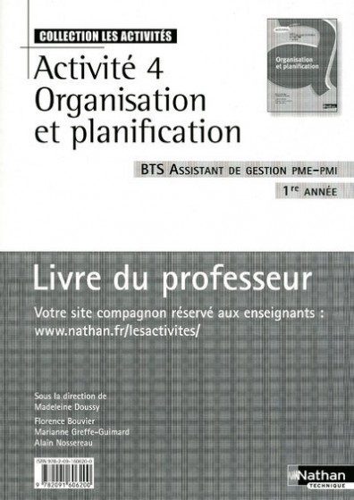 ACT 4 ORGANISAT ET PLANIFICAT