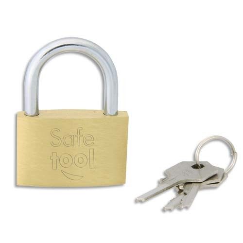 SAFETOOL CADENAS LAITON 30MM AVEC 3 CLÉS