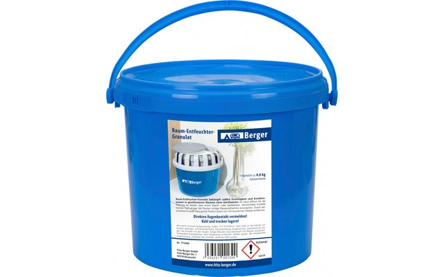 Granulés pour déshumidificateur d’air Berger, 4,6 k