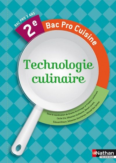 TECHNO CULINAIRE 2E BPRO CUIS