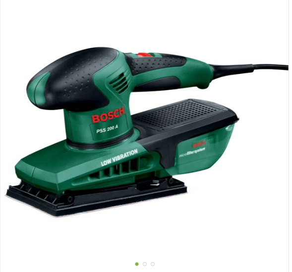 Ponceuse vibrante filaire BOSCH Pss 200a microfiltre, 200 W