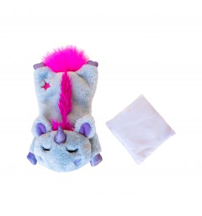 Peluche licorne chauffante