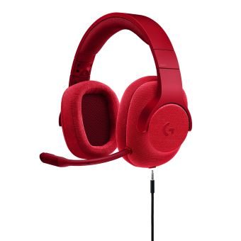 Casque Gaming Filaire Logitech G433 7.1 Surround Rouge