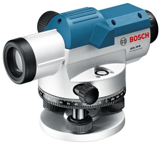 Niveau laser optique BOSCH PROFESSIONAL Gol20d+bt160+gr500 kit