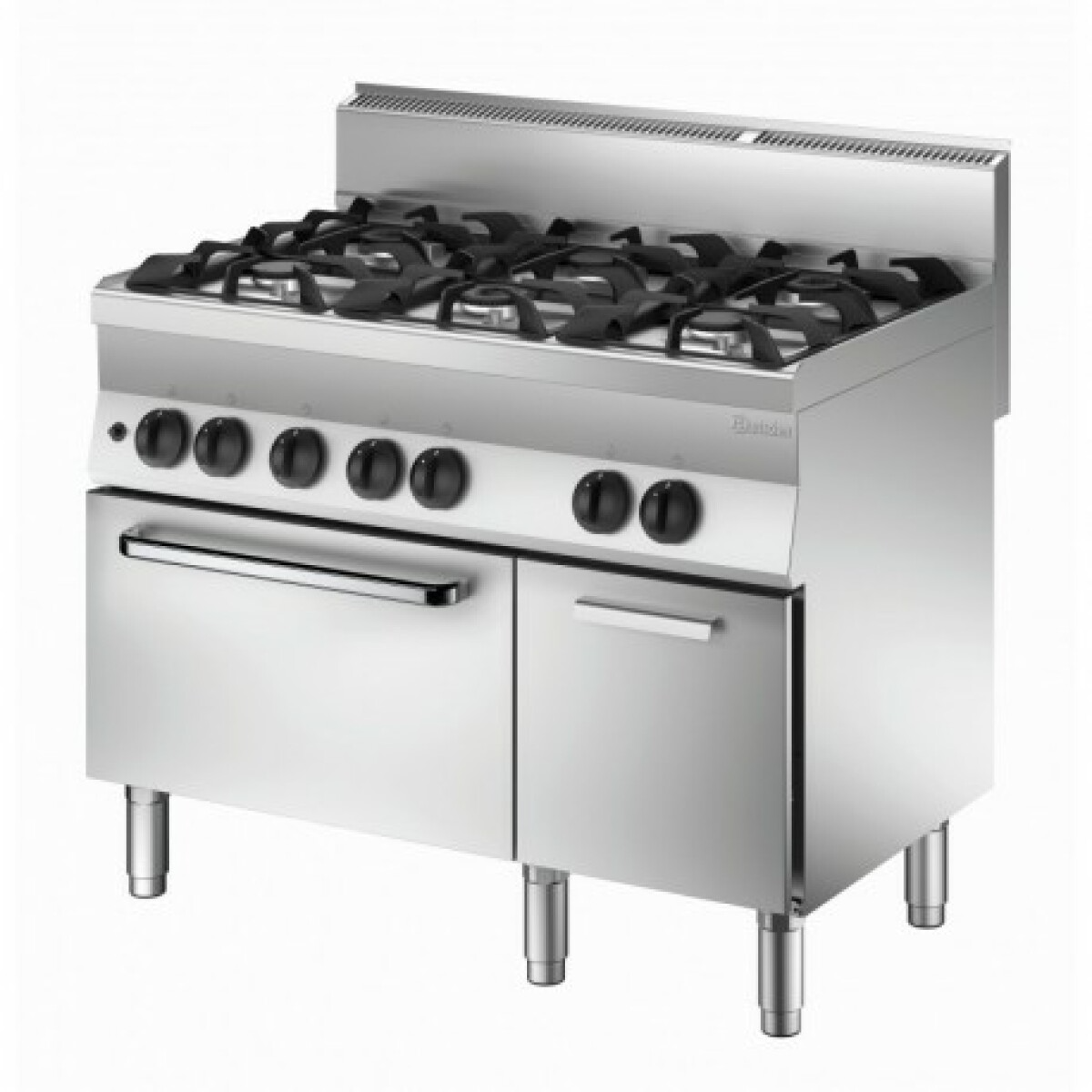 Fourneau à gaz 6 brûleurs 32,0 kW – four à gaz 5 kW – Bartscher