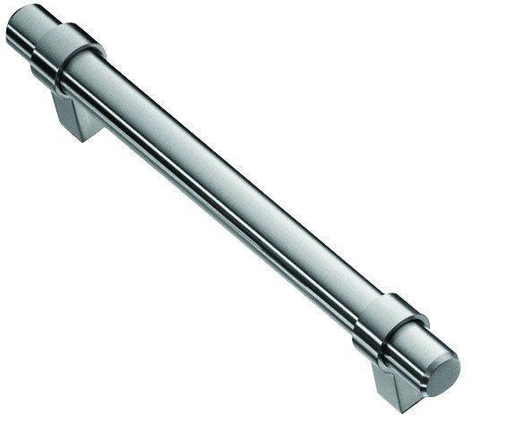 POIGNEE TUBE INOX D14/LG136/EA96 HAUTEUR 34 MM