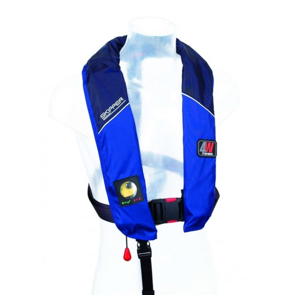 Gilet gonflable 4Water Skipper 150N Automatique bleu