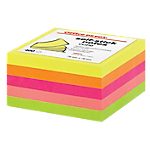 Cube de notes repositionnables – Office DEPOT – 76 x 76 mm – coloris néon