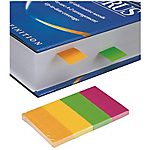 Index repositionnables Office Depot Neon 5 (H) x 2 (l) cm Assortiment de couleurs fluo – 200 / Paquet