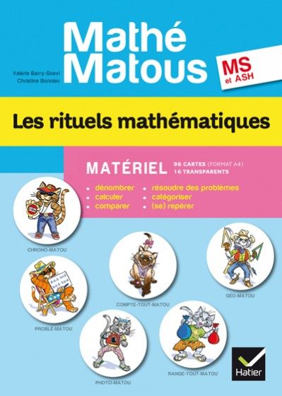 MATHÉ-MATOUS – MS ET ASH – LES RITUELS MATHÉMATIQUES – MATÉRIEL