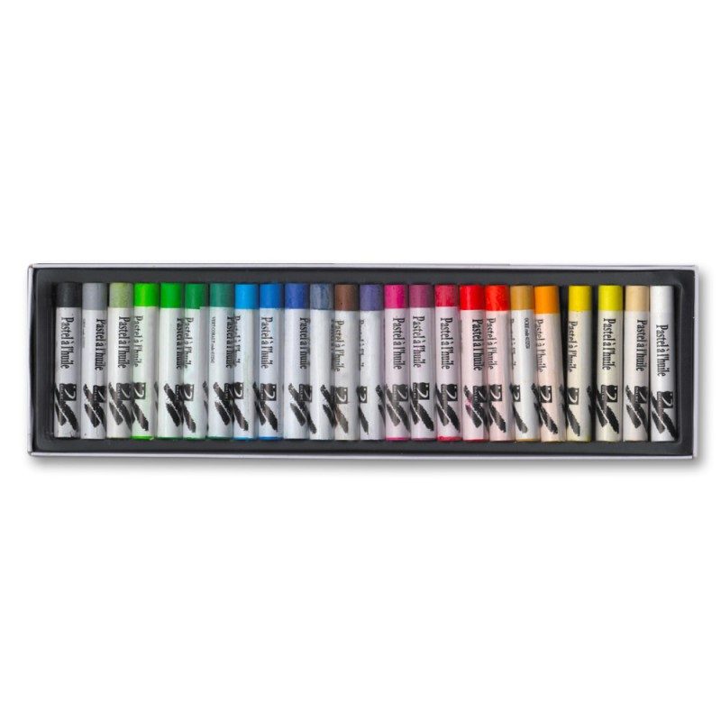 Boîtes de 24 pastels à l’huile – Dalbe