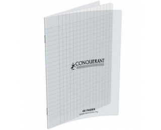 Cahier 24×32 cm – CONQUERANT – 48 pages – 5×5