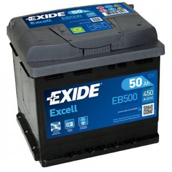 Batterie Exide Excell 50 Ah – EB500