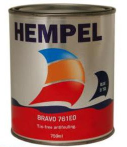 Antifouling Hempel Bravo matrice dure 0.75L Bleu clair
