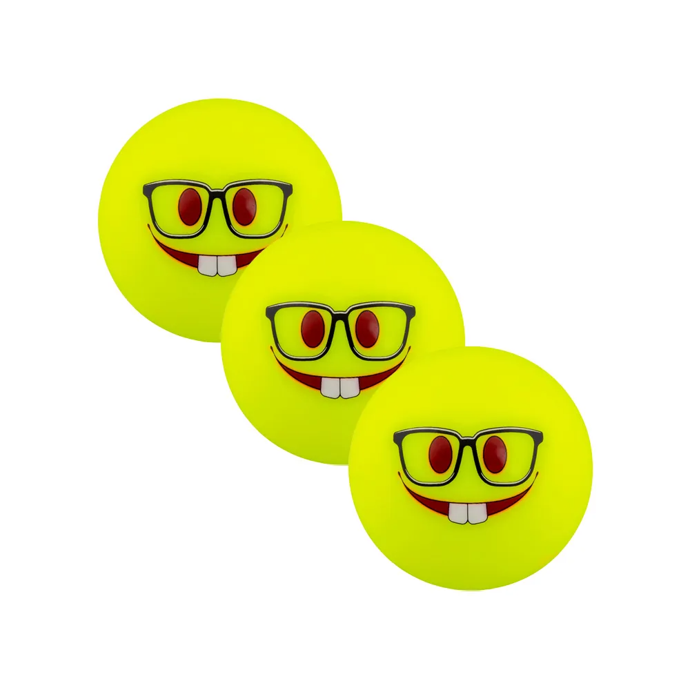 Lot de 3 Balles de Hockey Grays Emoji Geeky