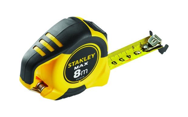 Mètre magnétique déroulant plastique STANLEY 8 m