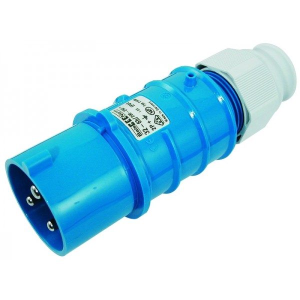 Prise de quai mâle BALS – 32A – 230V – 2P+T – IP55