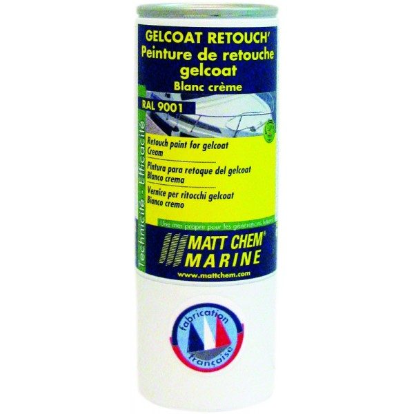 Gelcoat Retouch’ Matte Chem Marine Blanc crème 150ml
